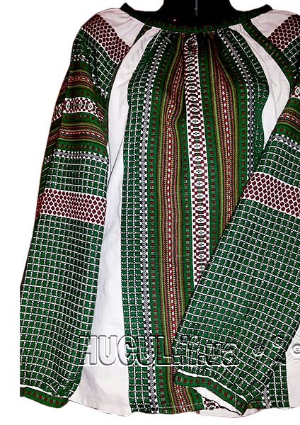 The "Spring" woven shirt is a lightweight handmade garment from Kosiv.
