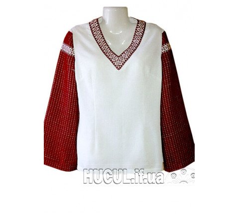 The fabric shirt "Firebird" — a bright handmade garment from Kosiv