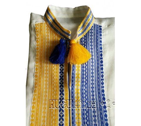 Men's woven shirt "Glory to Ukraine!"