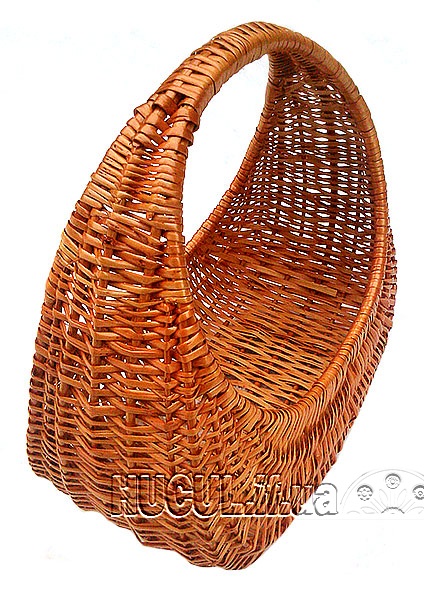 Wicker basket "Snail"