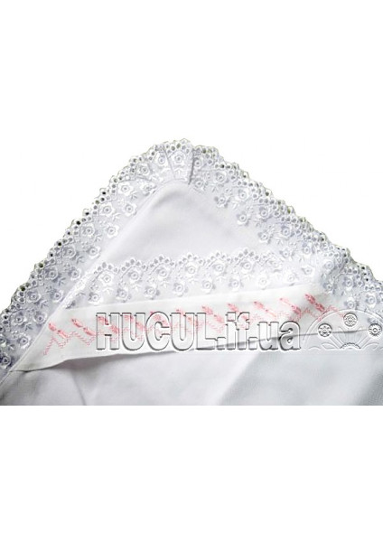 Baptismal shawl "Pink Ears"