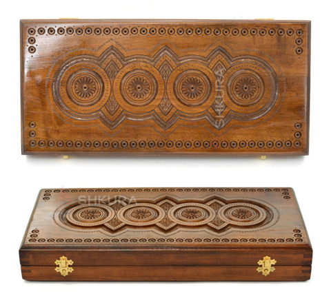 Backgammon "Geometry", 45 cm