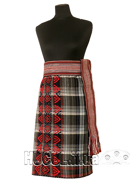 Hutsul Zapaska "Two Colors" — Hutsul clothing with a contrasting combination