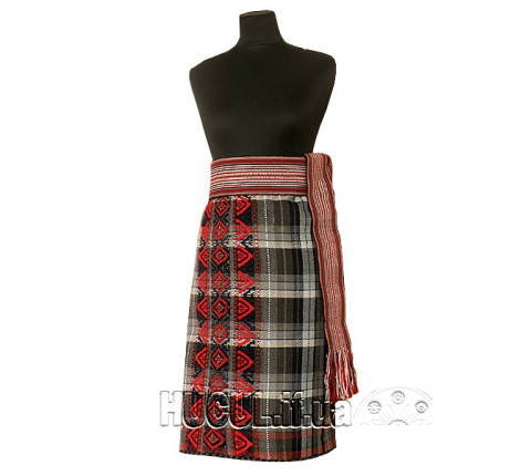 Hutsul Zapaska "Two Colors" — Hutsul clothing with a contrasting combination