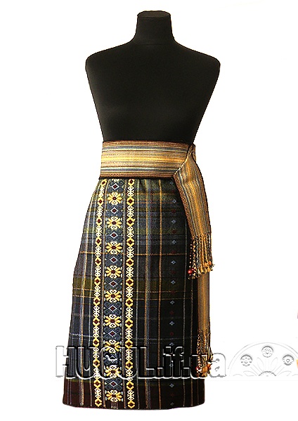 Hutsul Zapaska "Christmas Star 2" — Hutsul clothing with festive ornamentation