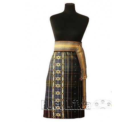 Hutsul Zapaska "Christmas Star 2" — Hutsul clothing with festive ornamentation