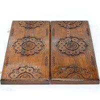 Wooden backgammon "Sphere", 50 cm