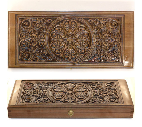 Backgammon "Ornament", 55 cm