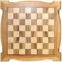 Wooden chess, table, 44x44 cm