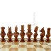 Wooden chess 3 in 1 "Egypt". 55x55 cm. Dark