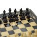 Carved 3 in 1 set, Chess, Backgammon, Checkers, 26x26 cm