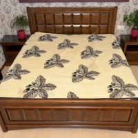 Wool blanket Oak leaves