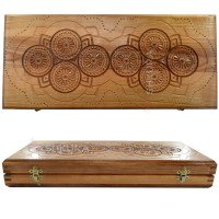 Handmade backgammon "Hopak", light