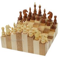 3D chess. 36x36 cm