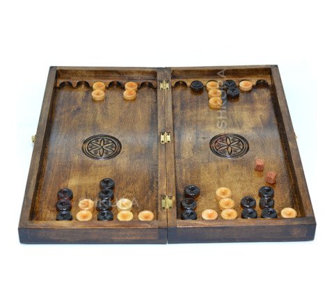 Chess + Backgammon + Checkers, 44x44 cm