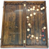 Backgammon "Trident of Ukraine" 50 cm