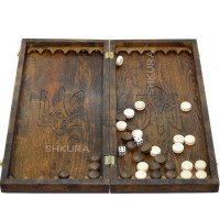 Backgammon "Trident", copper, 50 cm