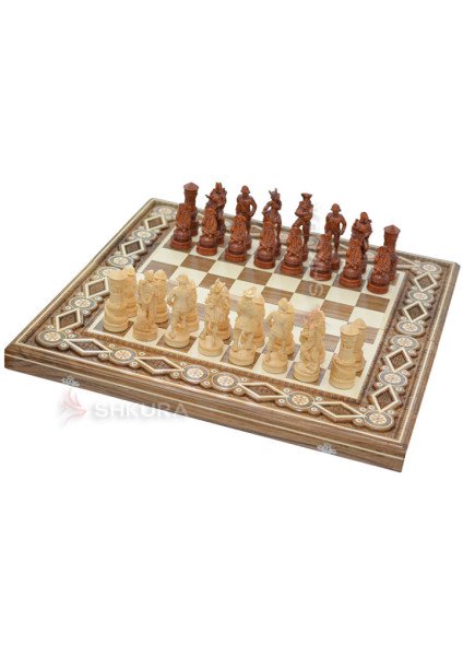 Chess "Pirates of the Caribbean" 60x60 cm. Beads