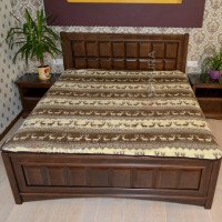 New Year's sheep wool blanket