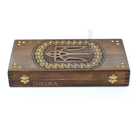 Backgammon "Trident of Ukraine" 55 cm