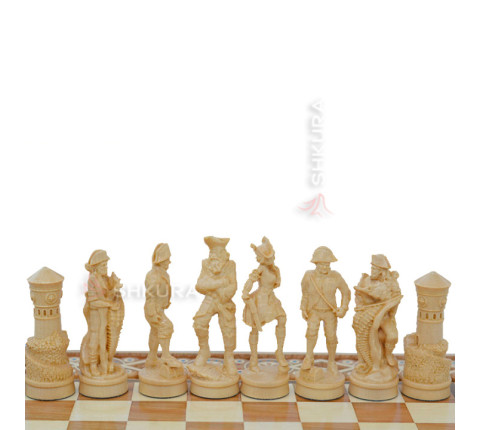 Chess "Pirates of the Caribbean" 60x60 cm. Beads