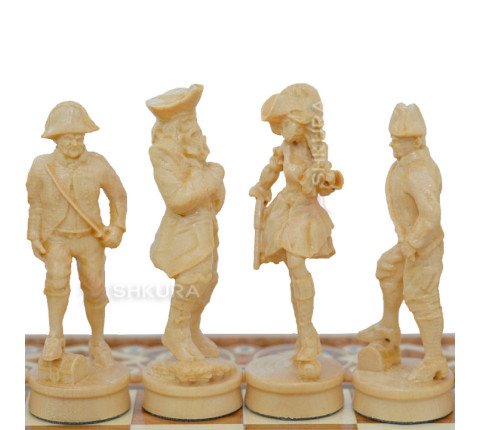 Chess "Pirates of the Caribbean" 60x60 cm. Beads