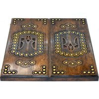 Handmade backgammon "Trident", 55 cm