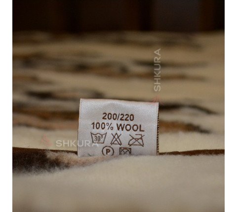 Sheep wool blanket Krip