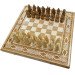 Carved Chess + Backgammon "Knights". 60x60 cm. Beads. Handmade
