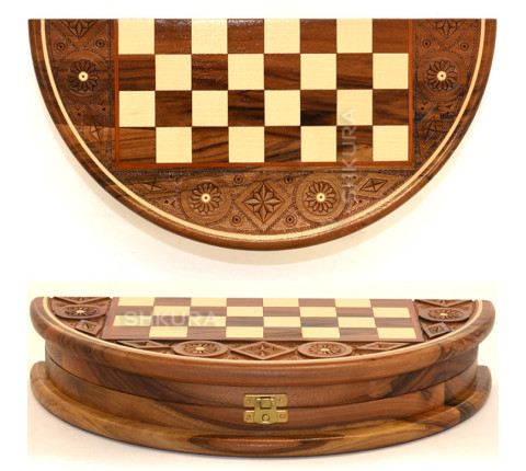 Round Chess, 36x36 cm