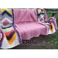 Blanket "Pink Embroidery"