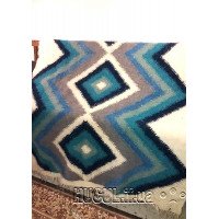 Hutsul hand-made blanket "Waterfall"