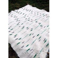 Hutsul hand-made blanket "Birch"