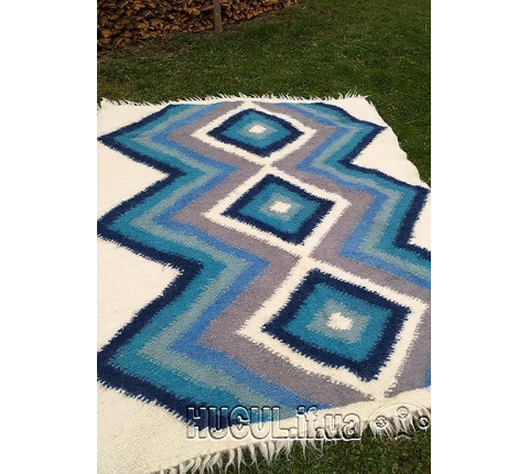 Hutsul handmade blanket "Waterfall"