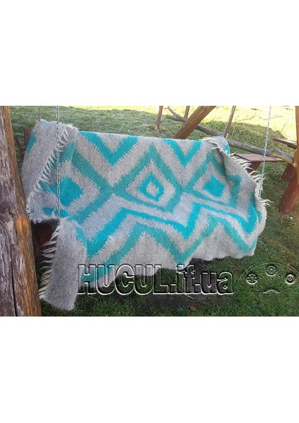 Blanket "Three Blue Diamonds"