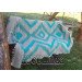 Blanket "Three Blue Diamonds"