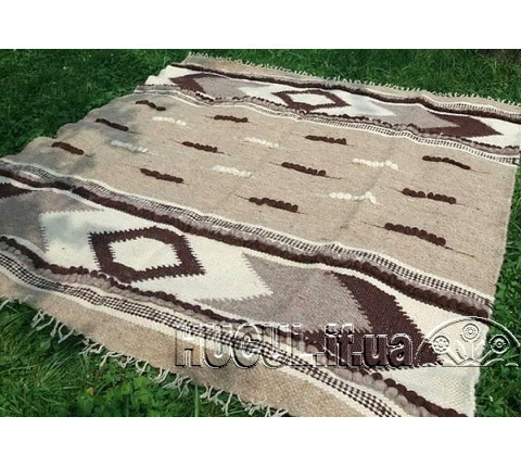 Hutsul handmade blanket "Gorytsvit"