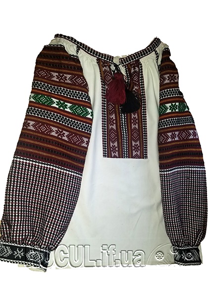The woven shirt "Pshenichka" — summer handmade clothing from Kosiv