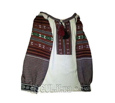The woven shirt "Pshenichka" — summer handmade clothing from Kosiv