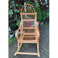 Wicker rocking chair "Dismantlable"
