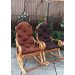 Wicker rocking chair "Disassemblable 2"