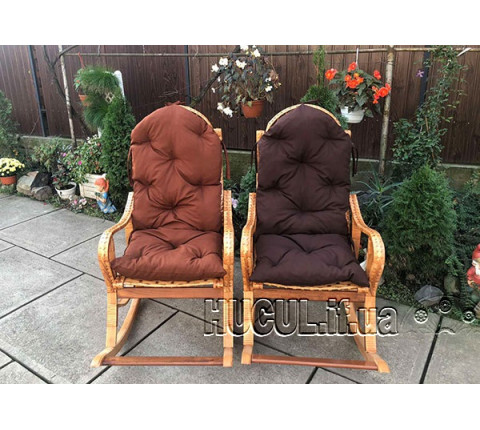 Wicker rocking chair "Disassemblable 2"