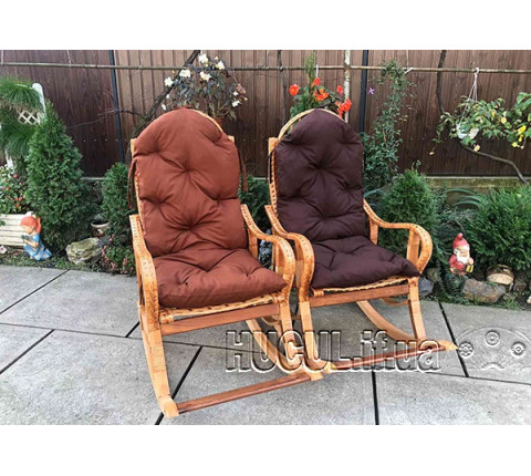 Wicker rocking chair "Disassemblable 2"