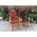 Wicker rocking chair "Disassemblable 2"