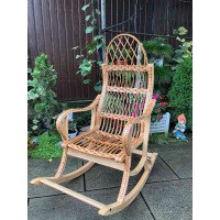 Wicker rocking chair "Dismantlable"