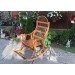 Wicker rocking chair "Disassemblable 2"