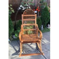 Rattan rocking chair "Disassemblable 2"