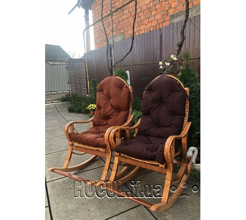 Wicker rocking chair "Disassemblable 2"