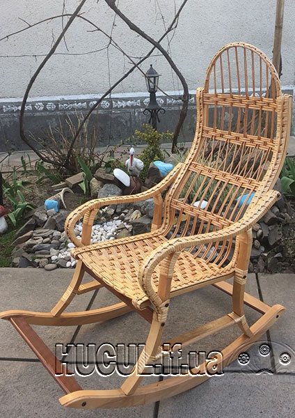 Rattan rocking chair "Disassemblable 3"