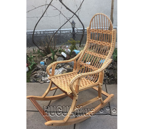 Rattan rocking chair "Disassemblable 3"